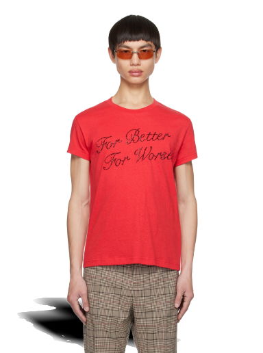 Тениска Acne Studios For Better For Worse T-Shirt Червено | BL0347-