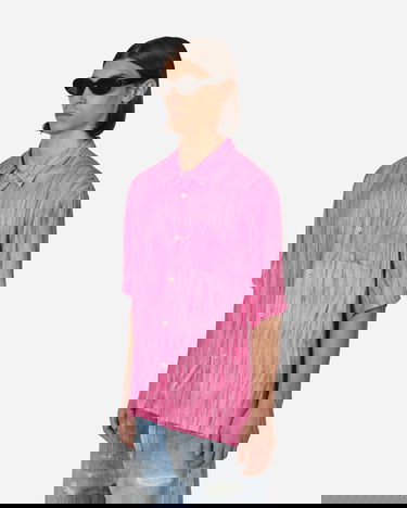 Риза Stüssy Fur Print Shirt Розово | 1110282 PINK, 2