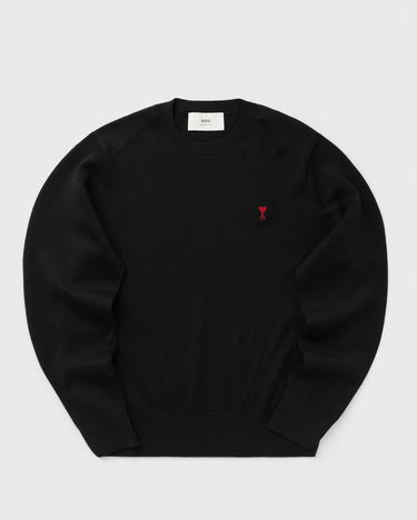 Пуловер AMI AMI De Coeur Crewneck Sweater Черно | HKS826.001-009, 1