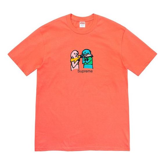 Тениска Supreme Bite Graphic Print T-Shirt Оранжево
 | SUP-FW19-10914