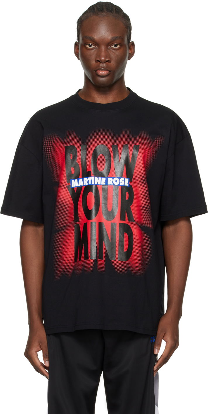 Тениска Martine Rose 'Blow Your Mind' T-Shirt Черно | MRSS24-621A