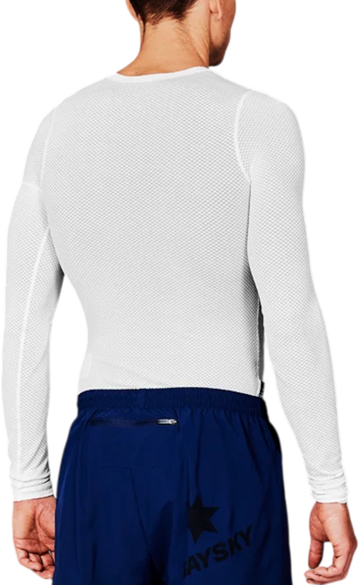 Тениска Saysky Saysky Mesh Base Layer Long Sleeve T-Shirt Бяло | xmrbl32c101, 1