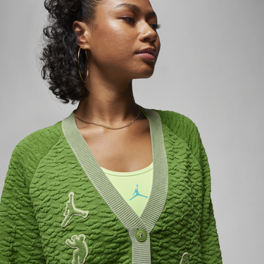 Пуловер Jordan UNION x Bephies Beauty Supply Women's Cardigan Зелено | FD4250-377, 3