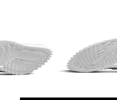 Кецове и обувки Jordan Air Jordan 1 Mid Triple White GS Бяло | 554725-136, 2
