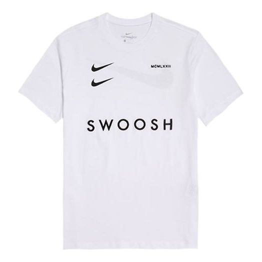 Тениска Nike Sportswear Swoosh Sports Short Sleeve T-Shirt Бяло | CV5893-100, 0