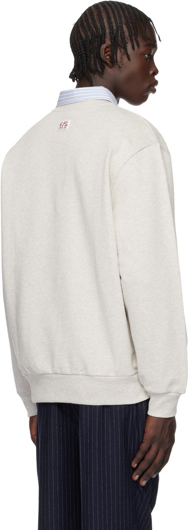 Суитчър A.P.C. Label H Crewneck Sweatshirt Сиво | COHCM-H27964, 2