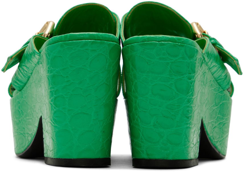 Аксесоари BY FAR BY FAR Lenka Heeled Sandals Зелено | 22SSLNKSPGCCE, 1