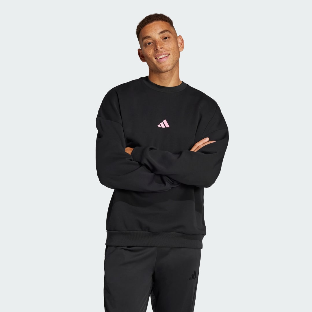 Суитчър adidas Performance Fortnite x Future Icons Three Bar Logo Crewneck Sweatshirt Черно | JV9948, 0