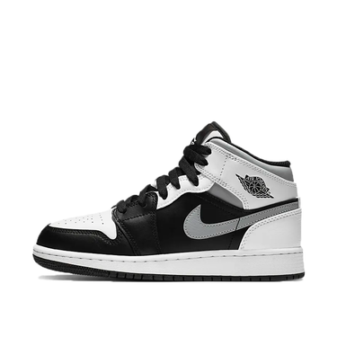 Кецове и обувки Jordan Air Jordan 1 Mid GS "White Shadow" Черно | 554725-073, 1