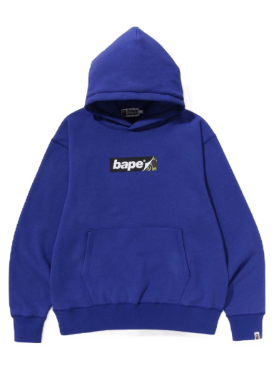 Суитчър BAPE Smooth Logo Relaxed Fit Hoodie Синьо | 1J20-114-005