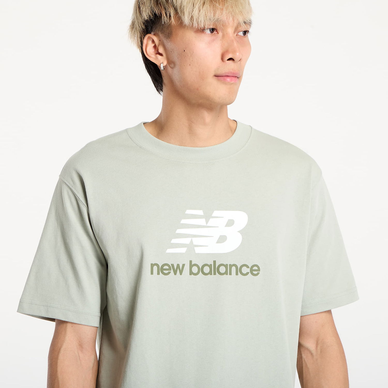 Тениска New Balance New Balance Athletics Logo T-Shirt Зелено | MT51500GAS, 1