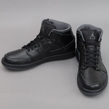 Кецове и обувки Jordan Air Jordan 1 Mid "Black" Черно | 554724-021, 2
