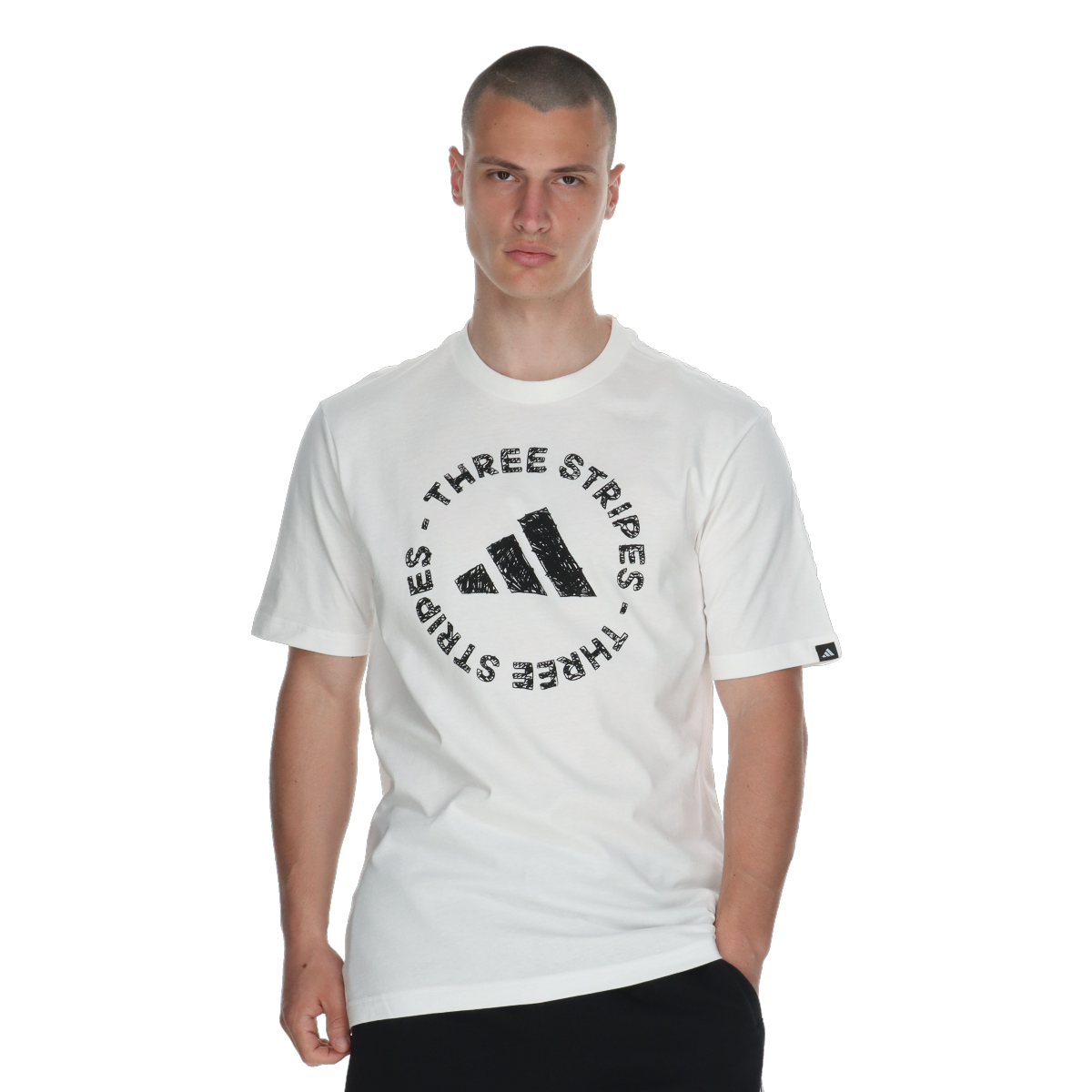 Тениска adidas Originals Sketch Embroidered T-Shirt Бяло | JY8043, 0