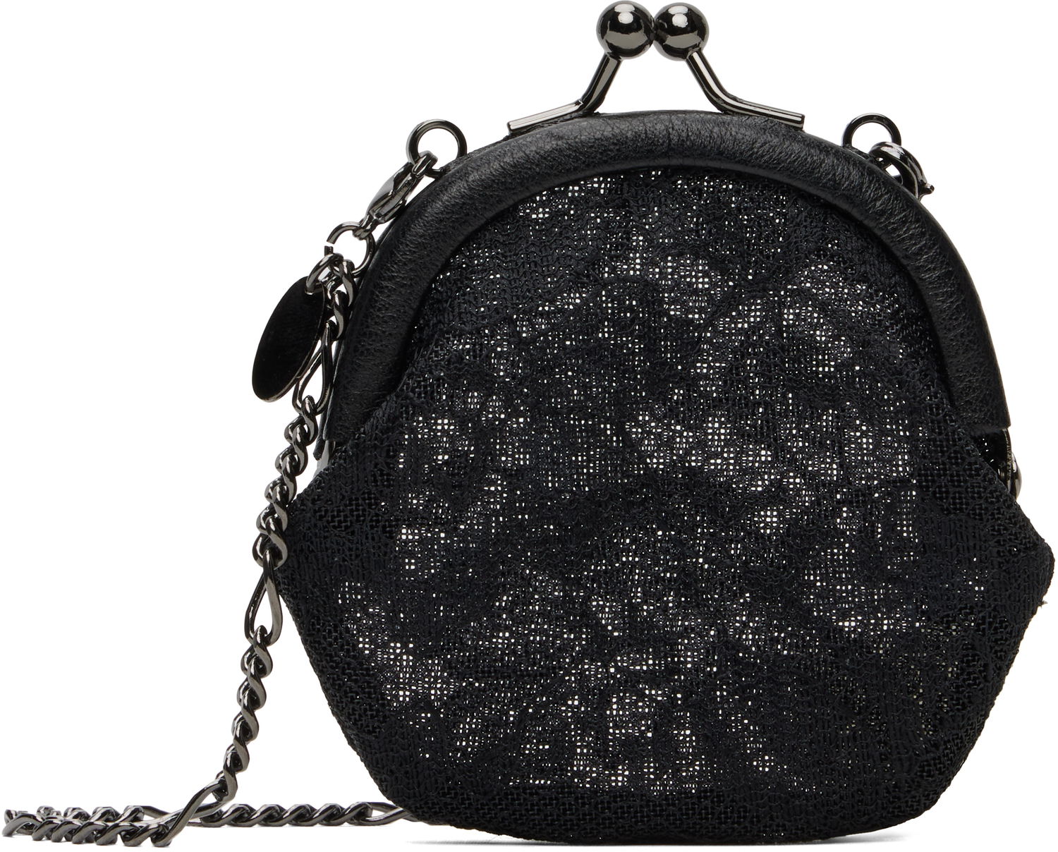 Портфейл Yohji Yamamoto YOHJI YAMAMOTO Clasp Coin Purse Черно | DP-A09-901, 0