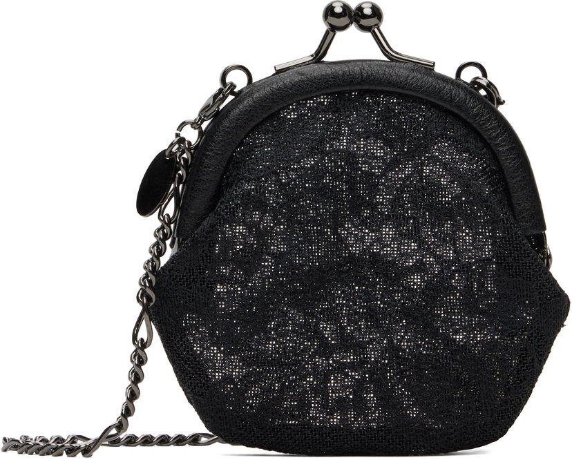 Портфейл Yohji Yamamoto YOHJI YAMAMOTO Clasp Coin Purse Черно | DP-A09-901
