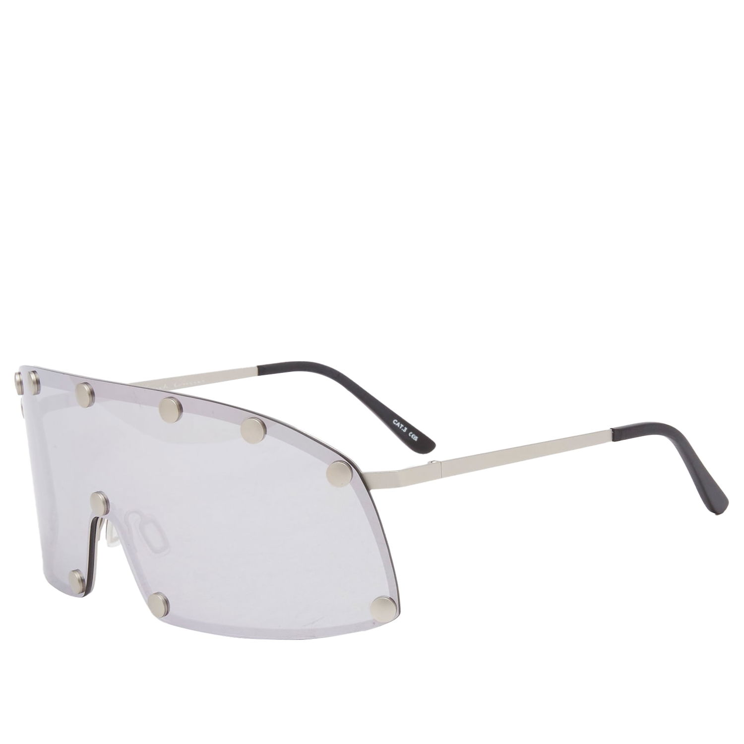 Слънчеви очила Rick Owens Rick Owens Shielding Sunglasses Металик | RG0000001-GSILV-1818, 1