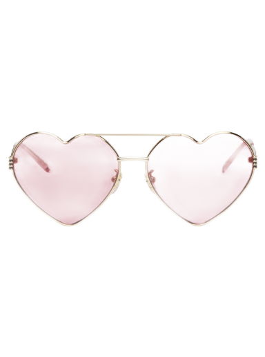 Слънчеви очила Gucci Heart Sunglasses Бежово | GG1283S