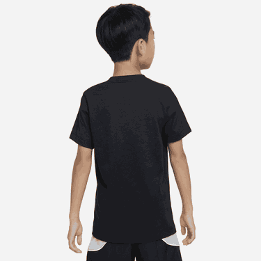 Тениска Nike Sportswear Older Kids' T-Shirt Черно | AR5254-010, 1