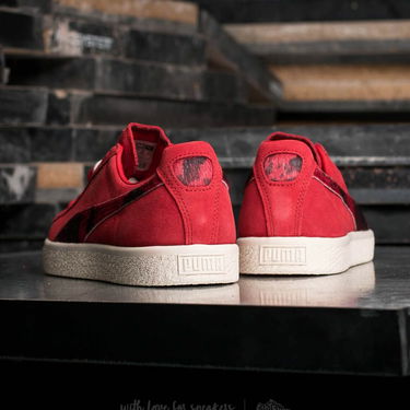 Кецове и обувки Puma Clyde x Packer High Risk Red-Whisper White Червено | 36350702, 2