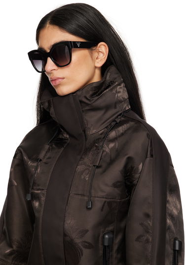 Слънчеви очила Prada Oversized Square Cat Eye Sunglasses Черно | 0PR 17ZS 8056597744010, 3