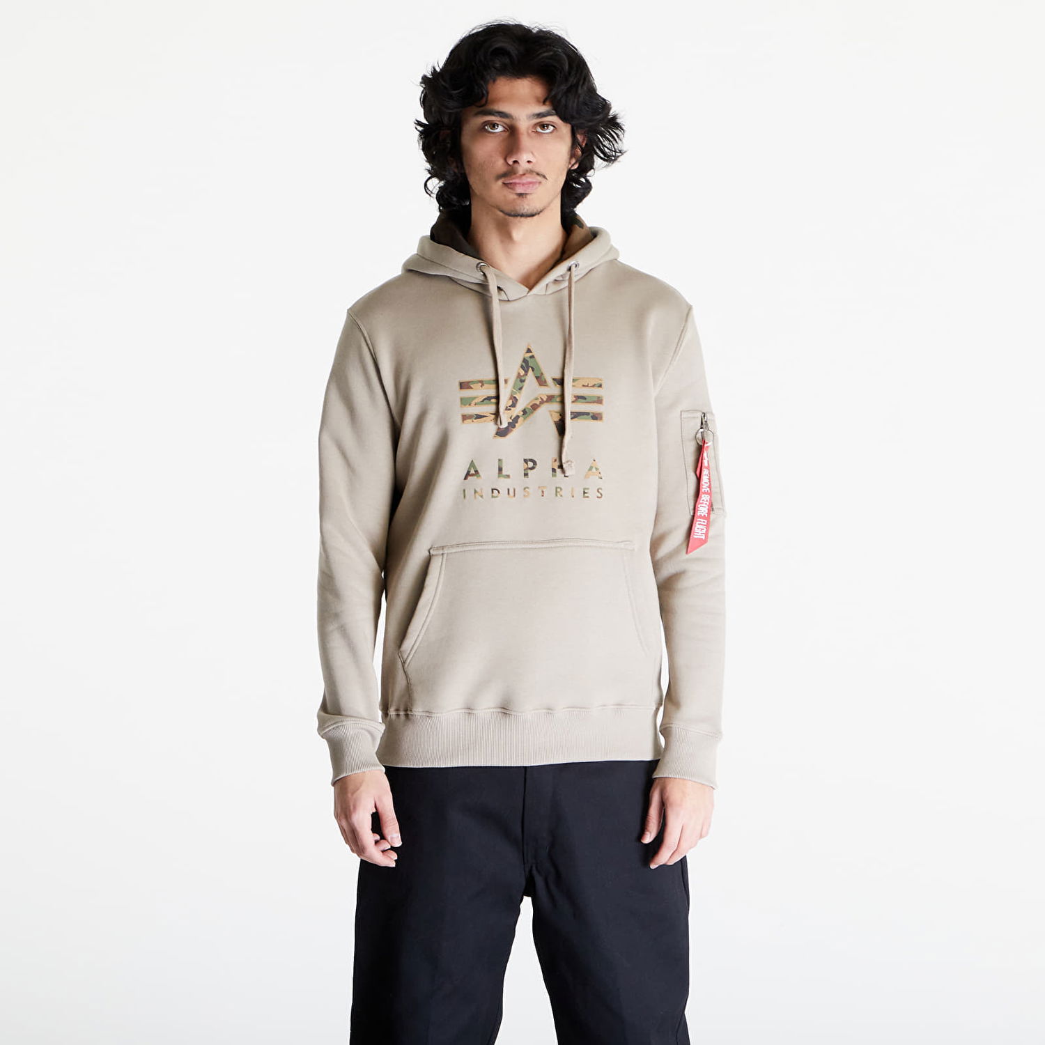 Суитчър Alpha Industries Camo TPU Hoody Vintage Sand Бежово | 146337-679, 0