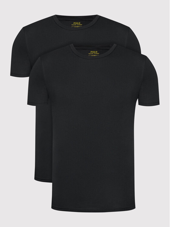 Тениска Polo by Ralph Lauren Crew Base Layer Tee - 2 Pack Черно | 714835960001, 0