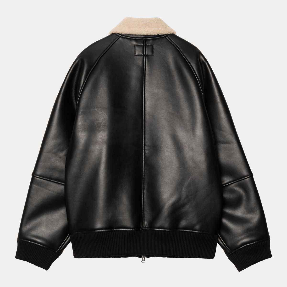 Яке бомбър Carhartt WIP Shepton Faux Leather Bomber Jacket with Sherpa Collar Черно | I035974_9, 1