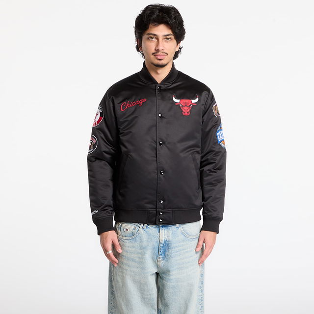 Blackout Heavyweight Satin Jacket Chicago Bulls NBA