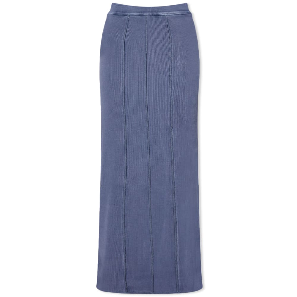 Пола Acne Studios Etty Rib Midi Skirt Lavender Тъмно синьо | AF0282-ADH, 0