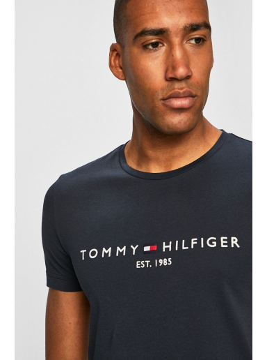 Тениска Tommy Hilfiger Logo T-Shirt Тъмно синьо | MW0MW11465