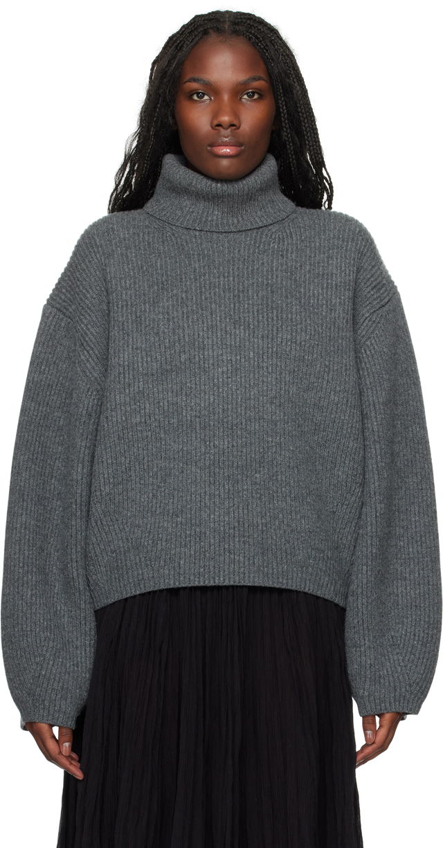 TOTEME Ribbed Turtleneck Sweater