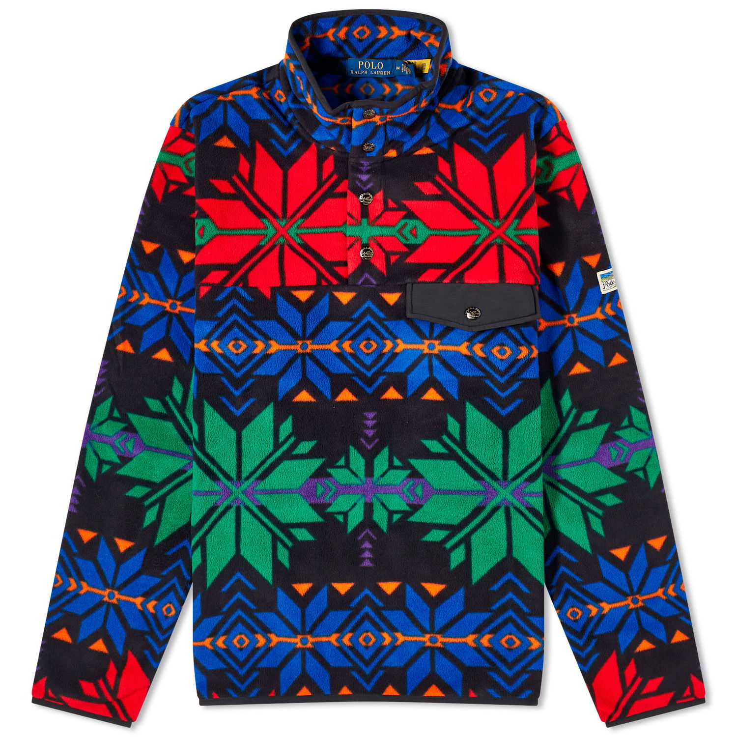 Суитчър Polo by Ralph Lauren Ski Geo Half Zip Fleece Sweatshirt Многоцветен | 710920255001, 0