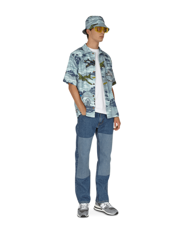 Риза General Admission Santa Monica Airlines Bomber Plane Shirt Многоцветен | SMA07 MULTI, 5