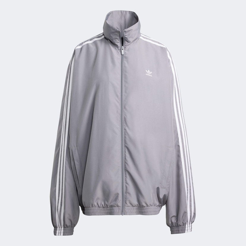 Яке adidas Originals Adilenium Season 3 Oversized Track Jacket Сиво | JD3394
