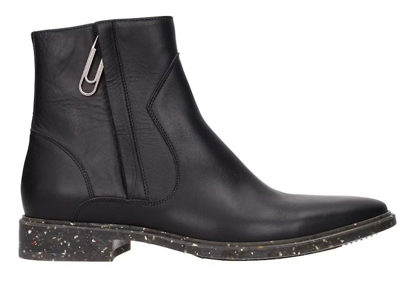Кецове и обувки Off-White Paperclip Zip-up Ankle Boots Black Черно | OMIA178F21LEA0021010, 0