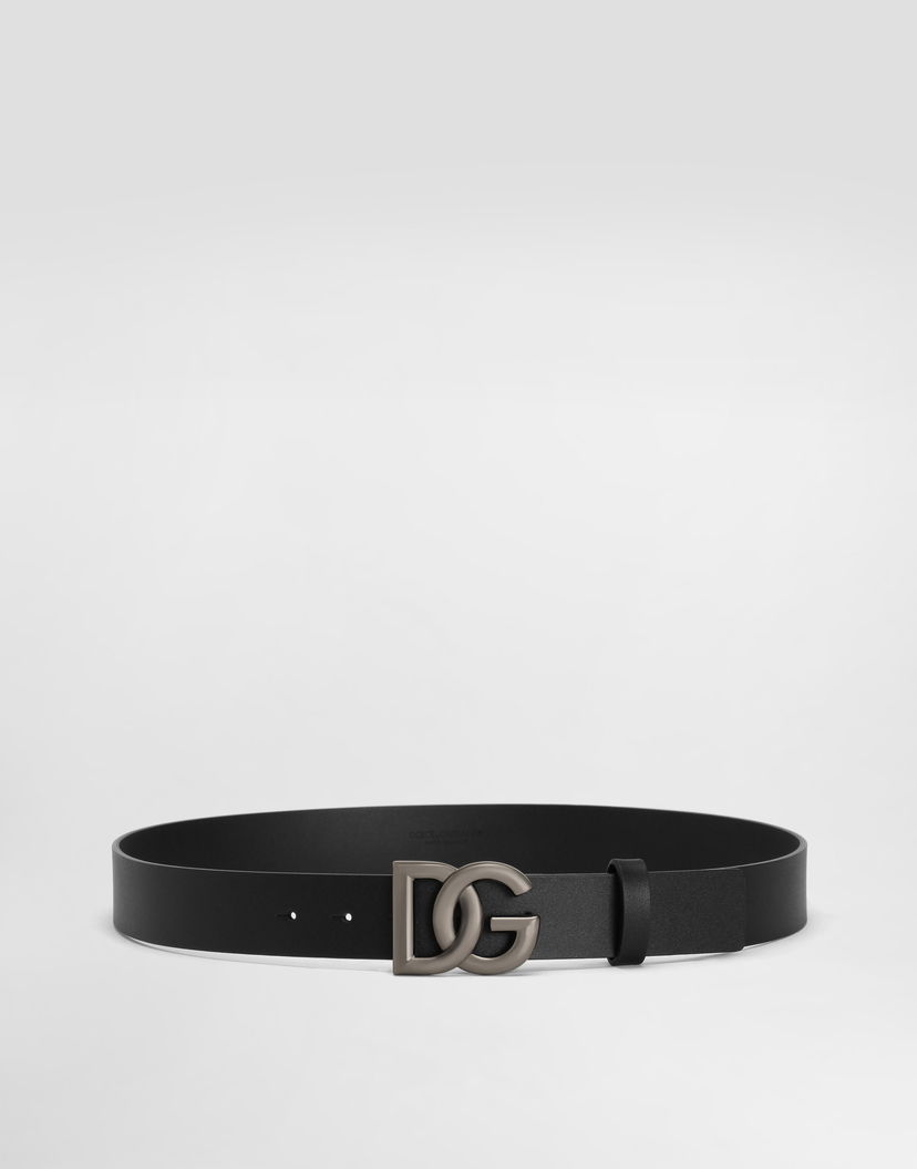 Колани Dolce & Gabbana Dolce & Gabbana Leather Belt With Dg Logo Черно | BC4644AX6228V363