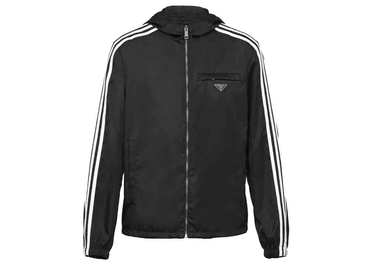Яке adidas Originals adidas for Prada Re-Nylon Hooded Track Jacket Black Черно | SGB964_1WQ8_F0002_S_212, 0