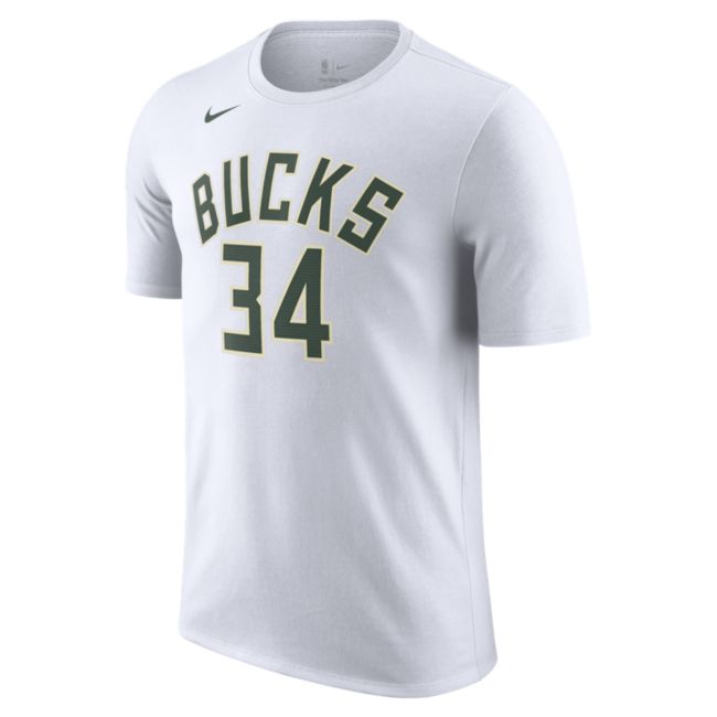 Тениска Nike Milwaukee Bucks T-Shirt Бяло | DR6385-106, 0