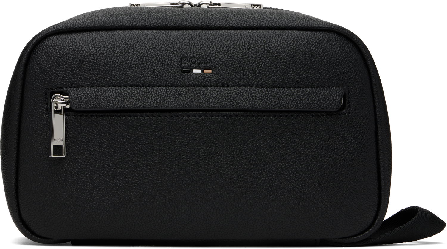Чанта за пътуване BOSS BOSS Pebble-Grained Wash Bag Черно | 50548020, 0