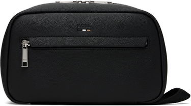 Чанта за пътуване BOSS BOSS Pebble-Grained Wash Bag Черно | 50548020, 0