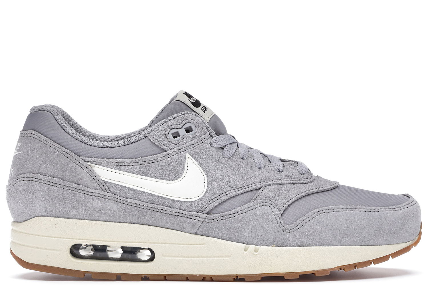 Кецове и обувки Nike Air Max 1 Matte Silver Сиво | 537383-015, 0
