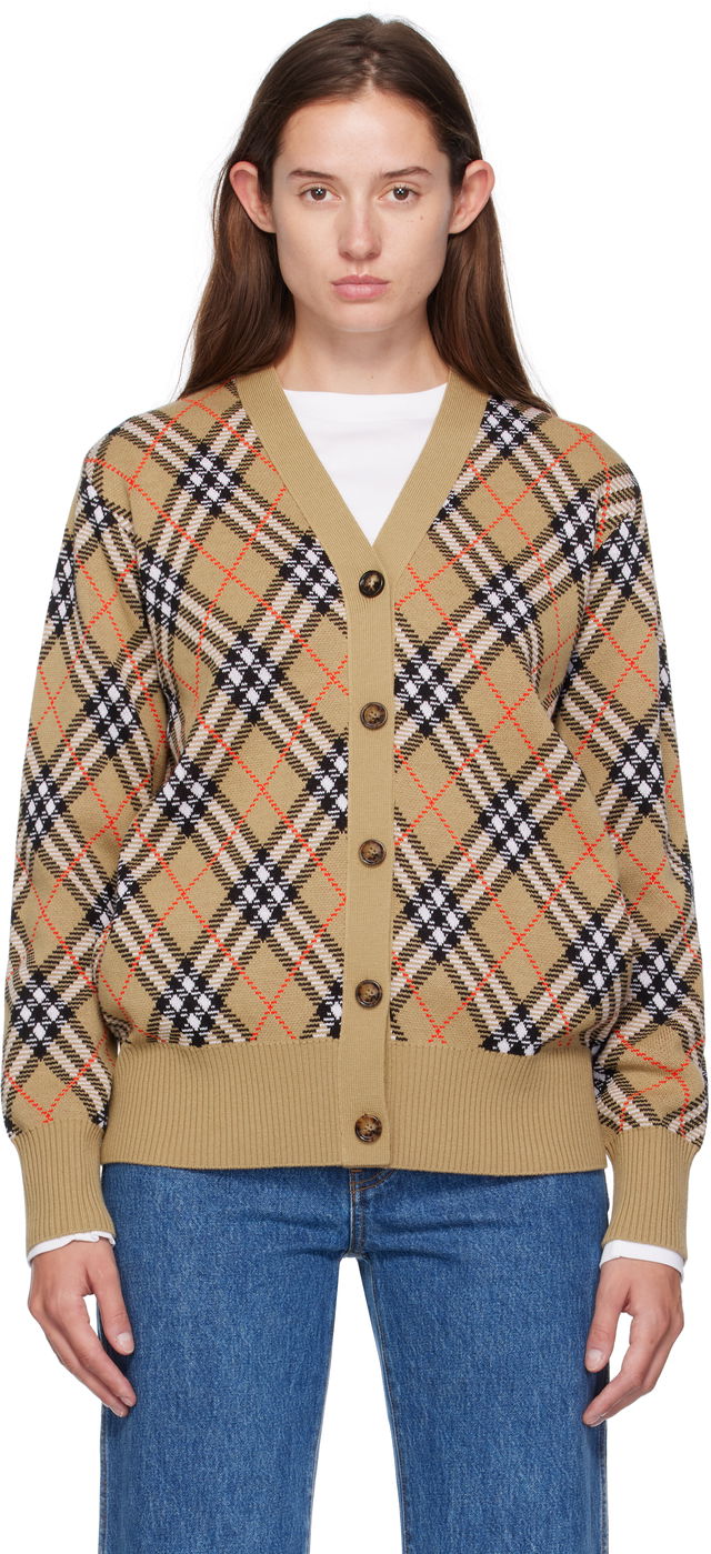 Burberry Check Cardigan