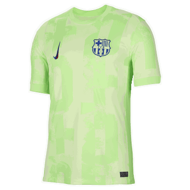 Фланелка Nike Dri-FIT FC Barcelona Stadium 2024/25 Third Football Replica Jersey Зелено | FQ2022-701, 3