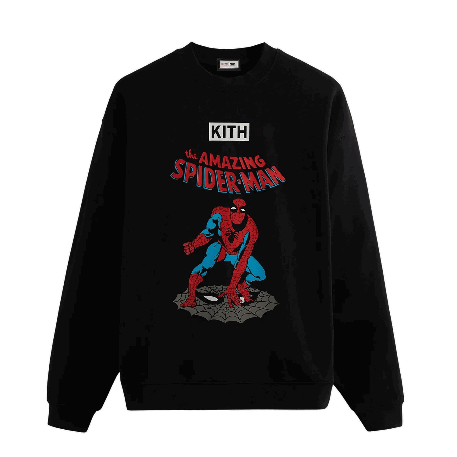 Пуловер KITH For Spider-Man Allies Vintage Crewneck Черно | KHM030597 001, 0