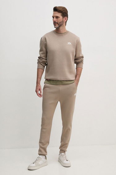 Тениска Alpha Industries Olive Green Logo T-Shirt Зелено | 118533.11, 1