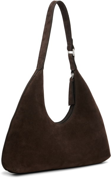 Чанта през рамо BY FAR BY FAR Amber Suede Shoulder Bag Кафяво | MWBSB001KL009BR054PL, 2