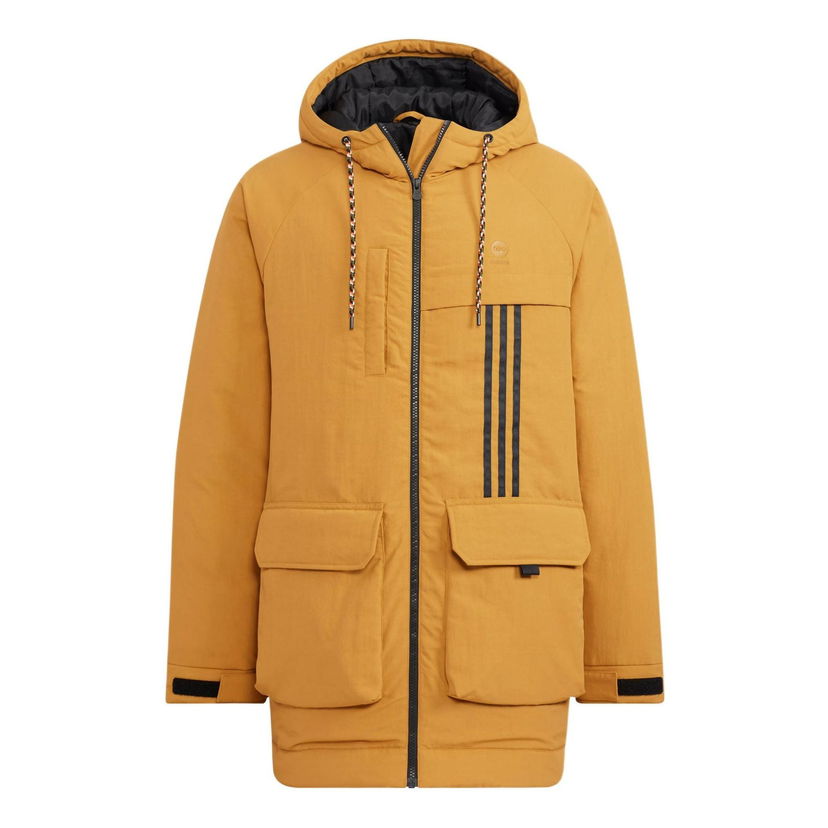 Парка adidas Originals Neo Logo Padded Parka Жълто | HN4761