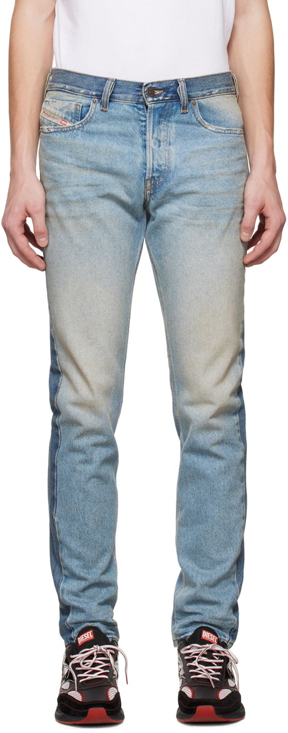 Дънки Diesel 1995 Faded Slim Jeans Синьо | A0711609E21
