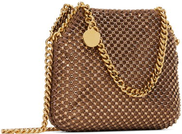 Дамска чанта Stella McCartney Stella McCartney Falabella Mini Chain Bag Кафяво | 700109WP0329, 1