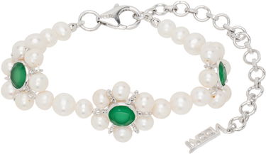 Гривна VEERT Trio Flower Pearl Bracelet Металик | JLG0016-WG, 0